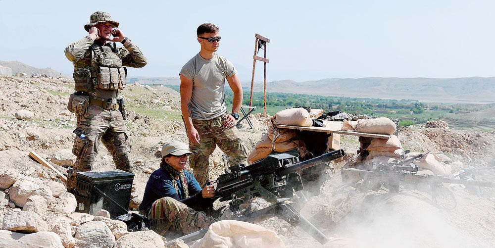 Truppe Usa in Afghanistan e il momento dell’esplosione - Ansa Benvenuti al poligono Afghanistan