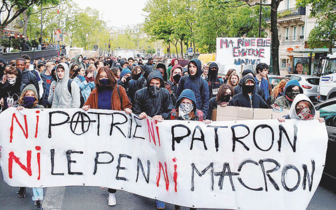Come un ‘68 - La protesta degli studenti a Parigi - Reuters I giovani “né con Le Pen né con Macron”