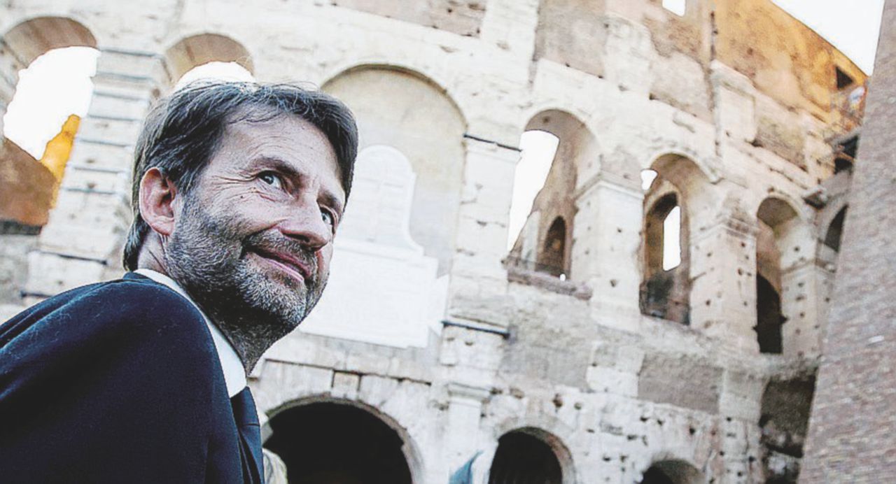 Il ministro Dario Franceschini - Ansa Colosseo, scontro tra Raggi e Franceschini