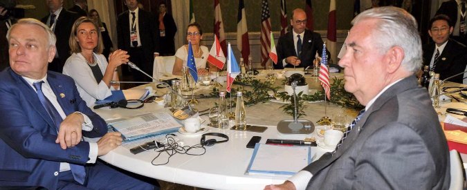 G7 Esteri, Tillerson: “Assad è alla fine”. Alfano: “Ma la transizione sarà politica”. Russia, non c’è intesa su nuove sanzioni