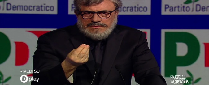 Copertina di Crozza-Emiliano: “Sconfitto da Renzi in casa mia? Che bene voglio al mio circolo…”