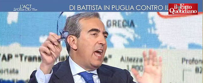 Copertina di No Tap, Gasparri (Fi): “Di Battista? E’ l’erede di Bombolo, che era molto meglio. M5s? Quattro sventurati”