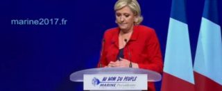 Copertina di Attentato Parigi, Le Pen: “Mi aspetto altri attacchi prima di domenica”. Trump e Berlino: “Influenzerà voto”