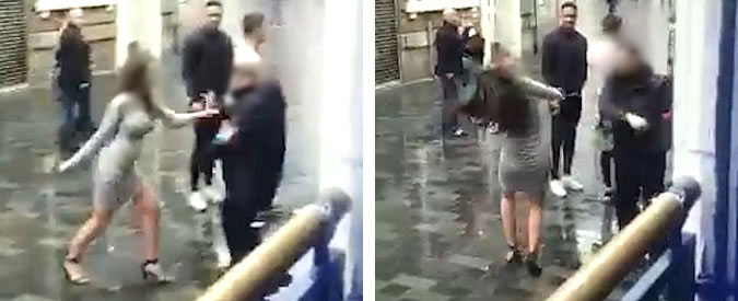 Copertina di Il buttafuori colpisce la ragazza con un pugno in pieno viso. Polemiche dopo il video circolato sul web