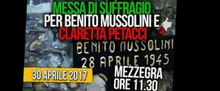 Copertina di Como, a Giulino di Mezzegra la messa in suffragio di Mussolini. L’Anpi protesta: “Non tollerabili le esternazioni fasciste”