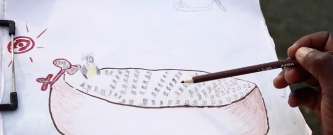 Copertina di Migranti, la traversata del Mediterraneo di Lamin: “Sul barcone in 150. Attorno solo vento e acqua”