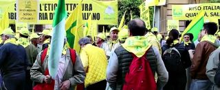 Copertina di “Difendiamo il riso italiano”. La protesta di agricoltori e mondine davanti al ministero delle Politiche agricole