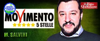 Copertina di Salvini: “M5s? È il movimento 5 bufale, si stanno calando le braghe per essere belli, bravi e simpatici”