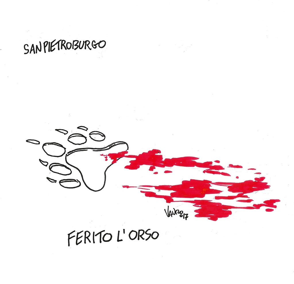 Copertina di La vignetta di Vauro