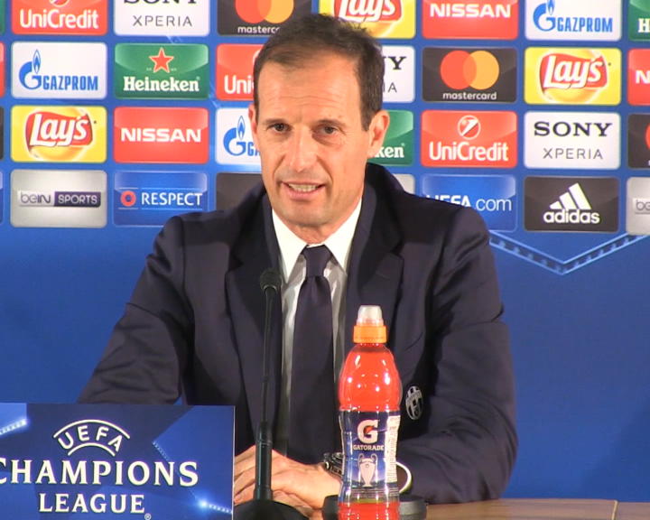 Copertina di Champions League, Allegri: “Evitiamo il primo tempo di Bergamo”