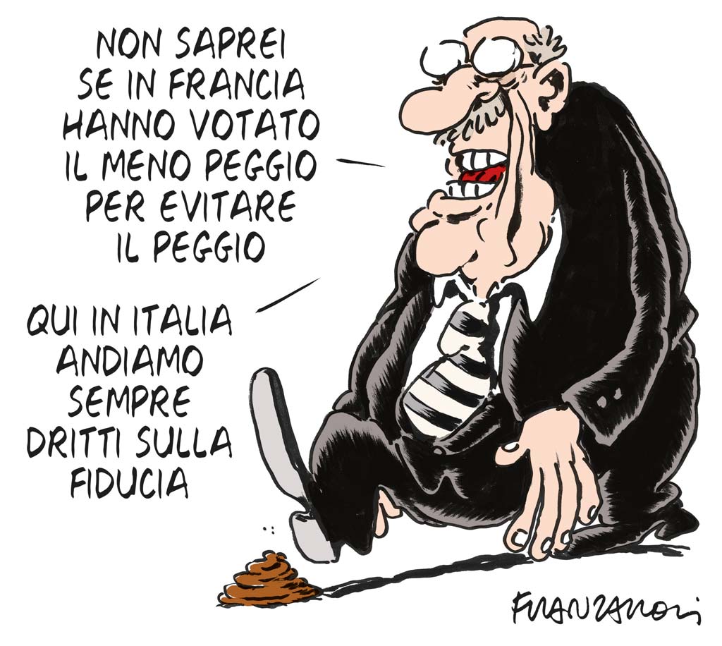 Copertina di vignetta di franzaroli