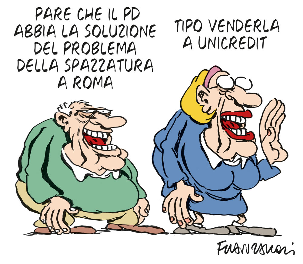 Copertina di La vignetta di Franzaroli