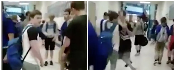 Copertina di Instant karma. Il bullo lo tormenta, la reazione della vittima è da manuale