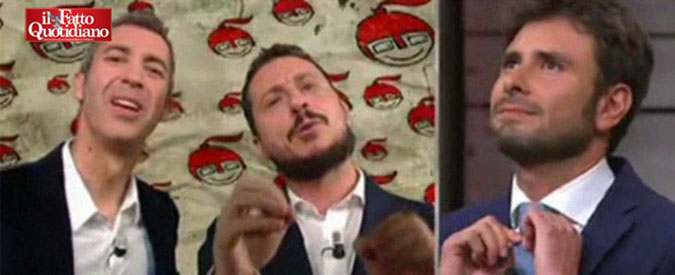 Copertina di M5s, la copertina di Luca e Paolo: “La lezione ad Harvard di Di Maio? È come se Adinolfi spiegasse i volteggi a Jury Chechi”