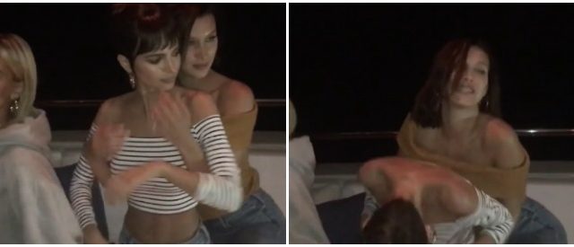 Cannes, sullo yacht si scatena la festa: il ballo sexy di Emily Ratajkowsky e Bella Hadid