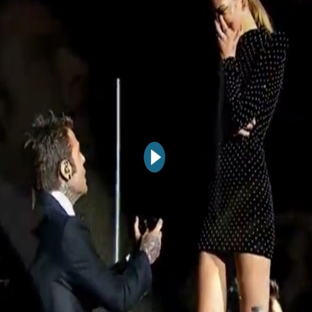 Fedez e Chiara Ferragni, proposta di matrimonio in diretta all’Arena di Verona (FOTO E VIDEO)