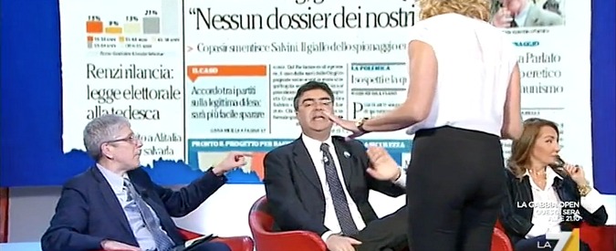 Copertina di Ong, rissa indomabile tra Fiano (Pd) e Mario Giordano. La Merlino costretta a “metterla sul personale”