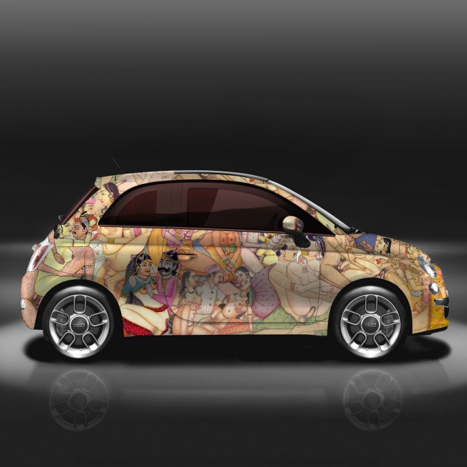 Copertina di Fiat 500 Kar-masutra, l’ultima provocazione di Lapo Elkann – FOTO