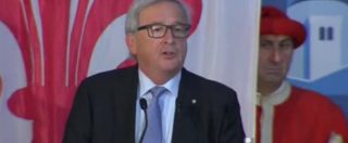 Copertina di Europa, Juncker a Firenze: “Parlerò in francese, l’inglese perde importanza”