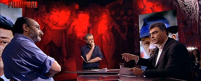 Copertina di Consip, scontro in diretta tra Lillo e Fiano (Pd): “Non mi posso fare prendere per il culo da questa persona”. “Lei mi offende”