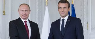 Copertina di Macron incontra Putin a Versailles: tensioni sulle interferenze russe nella campagna elettorale per l’Eliseo