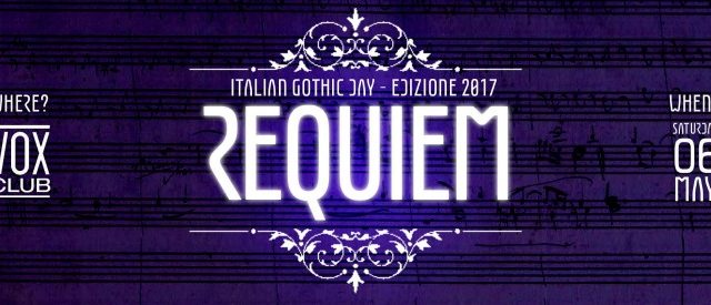 Requiem Italian Gothic Day II, perché serve riunire la comunità dark