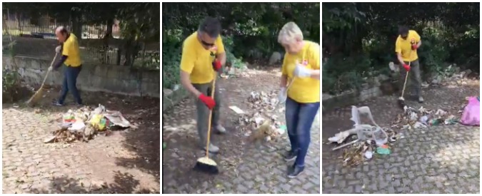 Copertina di Roma, Giachetti tra i rifiuti: “Qui niente mobilitazione dell’Ama. Sarà perché non avevamo annunciato il posto?”