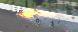 Copertina di Si schianta a 370 km/h. L’incidente di Bourdais alla qualificazione per la 500 miglia di Indianapolis