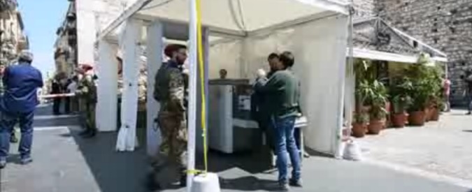 Copertina di Taormina, metal detector e posti di blocco. La città si prepara al G7
