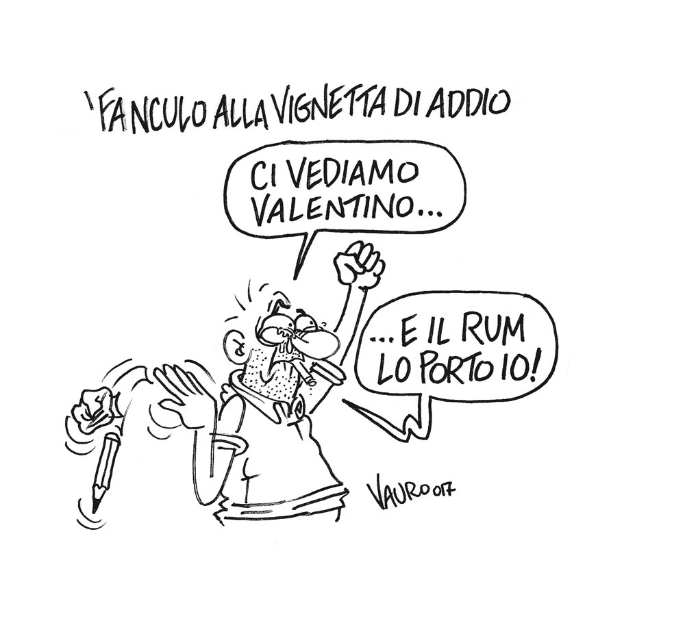 Copertina di La vignetta di Vauro