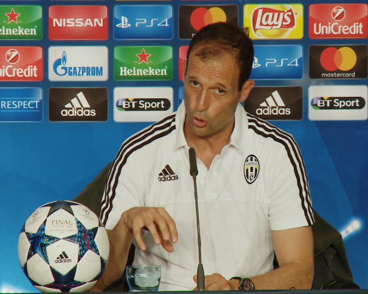 Copertina di Champions, Allegri: “Abbiamo lavorato tutto l’anno per questa partita. Convinti di farcela”
