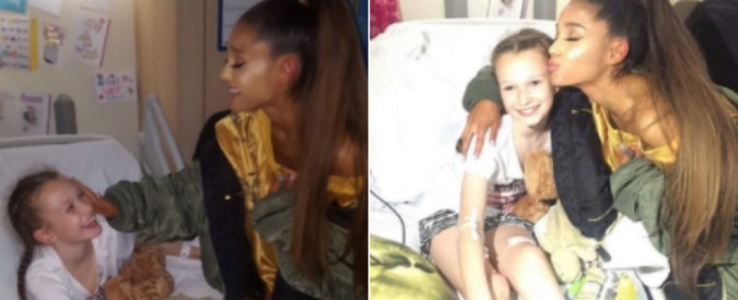 Manchester, Ariana Grande a sorpresa in ospedale con i feriti dell’attentato