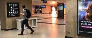 Copertina di Bruxelles, fallito attentato in stazione. I media: “il kamikaze aveva una cintura esplosiva e una bomba chiodata”