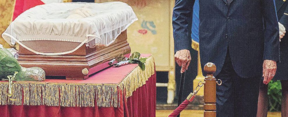 Presidente emerito - Giorgio Napolitano alla camera ardente - LaPresse La Camera saluta il giurista Napolitano: “Idee diverse”