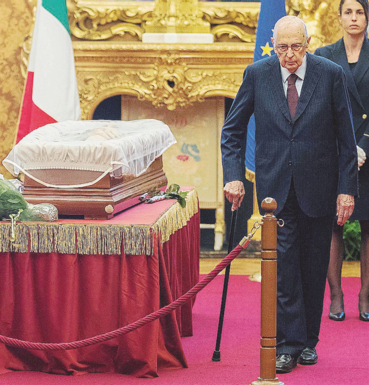 Presidente emerito - Giorgio Napolitano alla camera ardente - LaPresse La Camera saluta il giurista Napolitano: “Idee diverse”