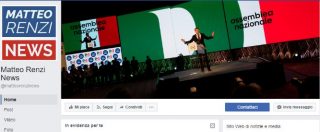 Copertina di Matteo Renzi, un membro del suo staff dietro la pagina fan dell’ex premier. Epic fail in un commento su Facebook