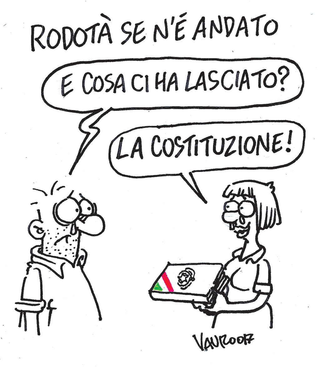 Copertina di La vignetta di Vauro