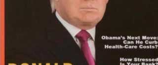 Copertina di Donald Trump e la finta copertina di Time, il web impazzisce con i fotomontaggi: “Bugiardo dell’anno”