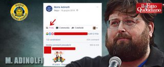 Copertina di Adinolfi: “Io inondato da migliaia di faccine arcobaleno su Facebook. Elezioni? Abbiamo intercettato delusi del M5s”