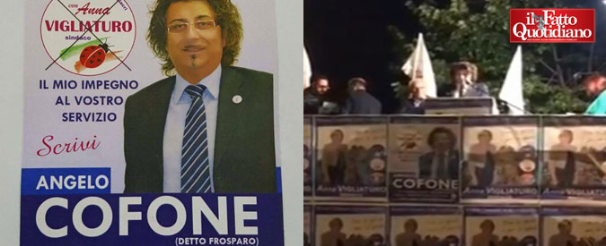 Copertina di Elezioni da ridere, è un cult il comizio del candidato calabrese Angelo Cofone. Detto ‘Frosparo’