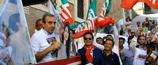 Copertina di Roma, destra manifesta contro Raggi. L’ex-sindaco Alemanno: “Con noi la città stava meglio, lo dicono le statistiche”