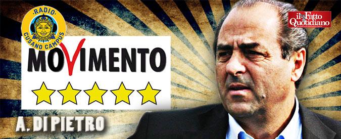 Copertina di Ius soli, Di Pietro: “M5s? Parla con la pancia, come quando ti scappa un rutto dopo una mangiata”