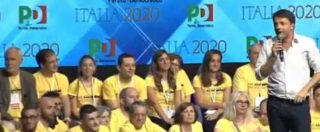 Copertina di Pd, il segretario Matteo Renzi parla al Forum nazionale a Milano. Segui la diretta