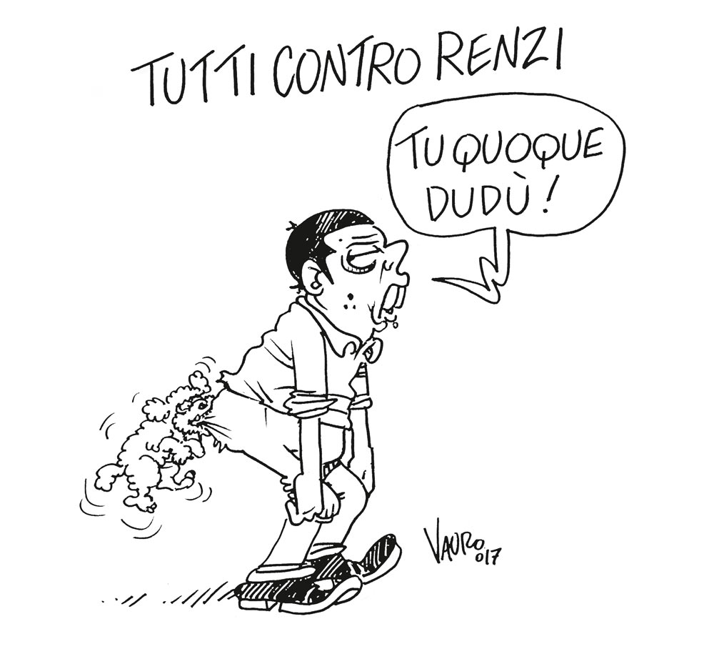 Copertina di La vignetta di Vauro