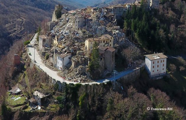 Terremoto Arquata del Tronto - la rocca aspetta ancora interventi