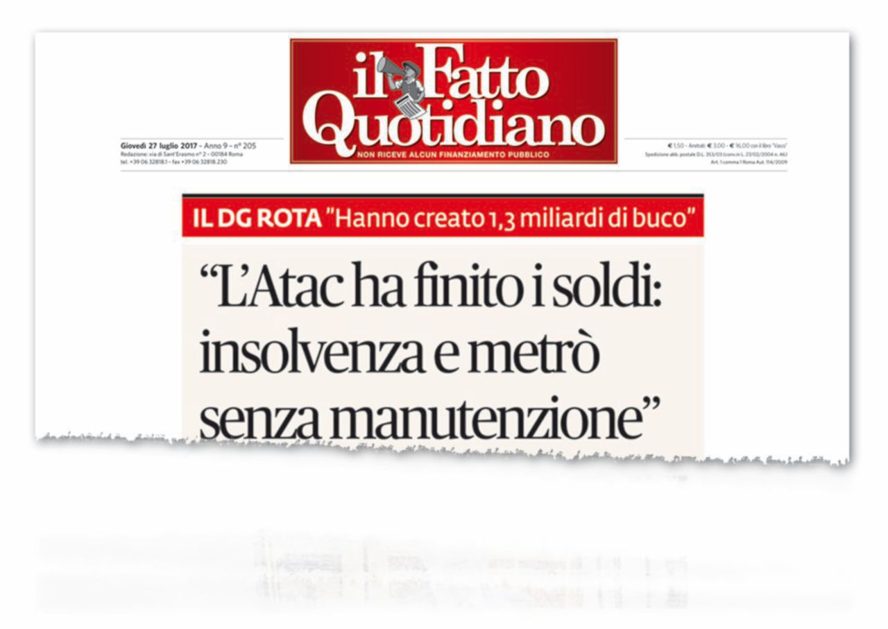 “Non ho mai detto che la metro è senza manutenzione”