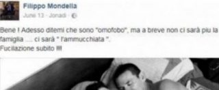 Copertina di Omofobia, gestore casa vacanze calabrese postava da tempo commenti anti-gay su Facebook: “Omosessuali? Fucilazione”