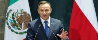 Copertina di Polonia, Duda firma la prima legge della riforma della giustizia: governo nominerà presidenti dei tribunali di grado inferiore