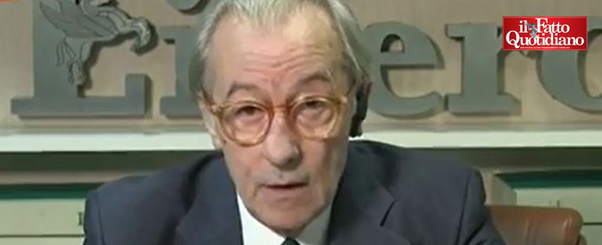 Copertina di Vittorio Feltri: “Alfano e Berlusconi di nuovo insieme? Ho già pronto il titolo: ‘Torna a casa lesso'”