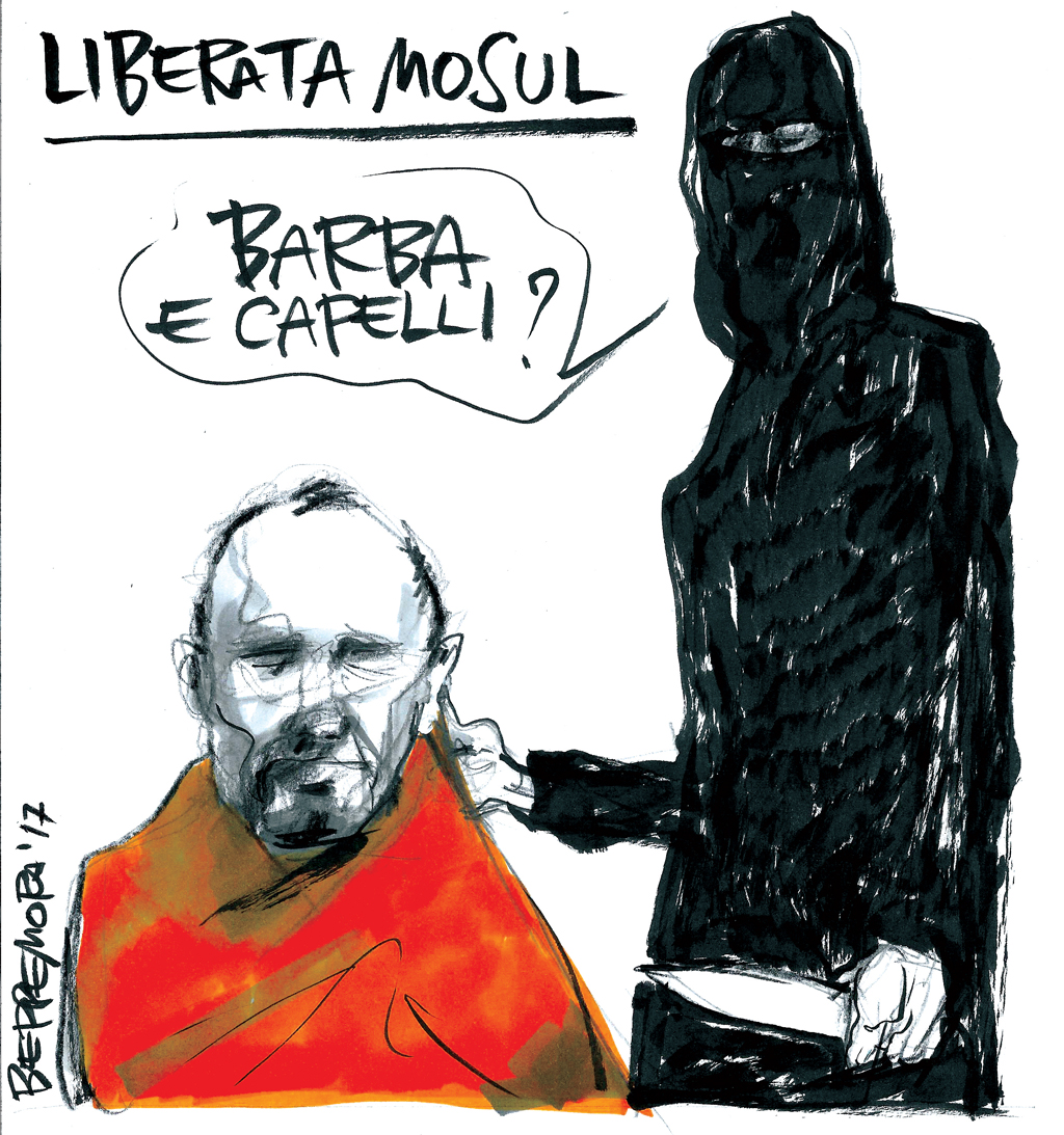 Copertina di La vignetta di Beppe Mora